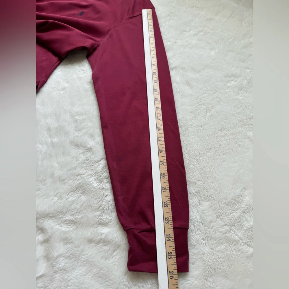 Polo Golf Ralph Lauren Men’s Large Dark Red  Pima Cotton‎ Mock Neck Outdoor